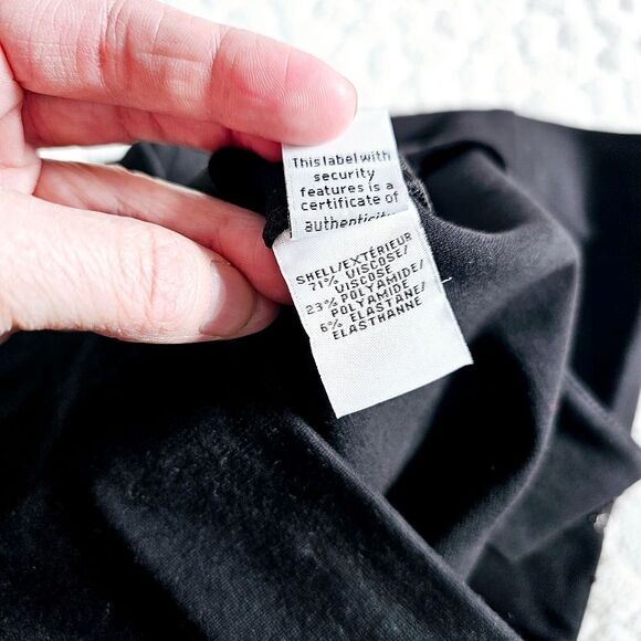 Diane von Furstenberg skirt office business casual black 2 pockets - Picture 5 of 8